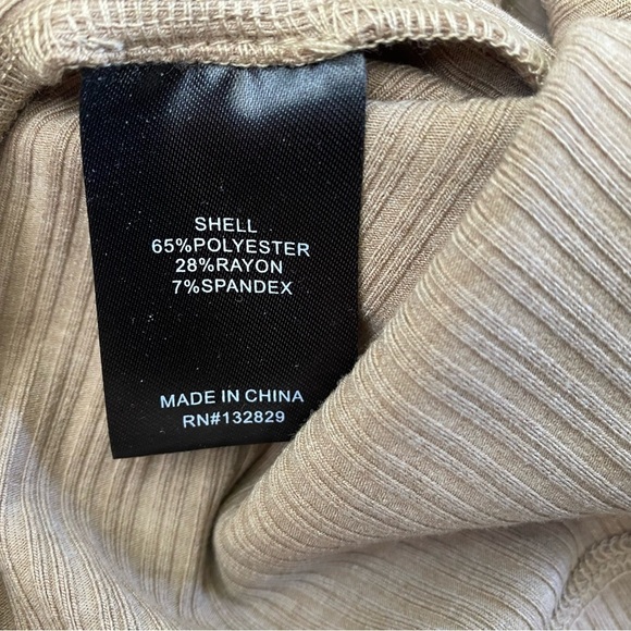 H:Ours Delhia Mini Dress In Camel - Picture 9 of 13